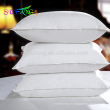 Ropa de hotel / precio de fábrica nuevas almohadas textiles calientes saling con relleno de almohada de hotel